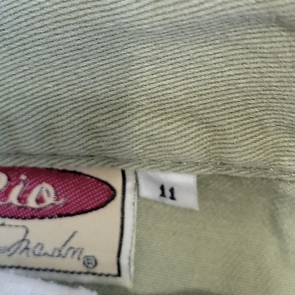 Vintage shorts Juniors green - Picture 4 of 8